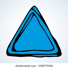 Closeup blue color roadside car route wait ahead logo element set. Outline black hand drawn business city rule error point button concept web design sketch. Doodle cartoon line style white text space