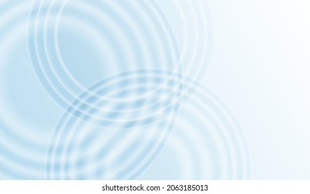 Closeup of blue transparent clear calm water surface texture with splashes and bubbles for cosmetic moisturizer background. vector design.