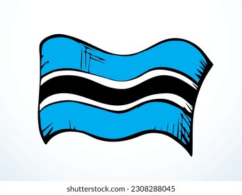 Closeup bright stripe ben land pride liberty war unity wave wind shape silk textile cloth material view light white sky text space  Hand drawn sketch line art bj peace poster logo label badge insignia