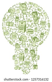 Close-up of electronics
