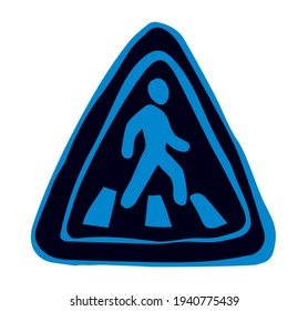 Closeup flat public pupil pass walker action way care law info plate logo element set. Outline black hand drawn business safe alert rule button concept design sketch. Doodle cartoon white line style