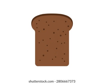 Close-up of a freshly baked bread slice, ideal for food, bakery, or culinary promotional projects.