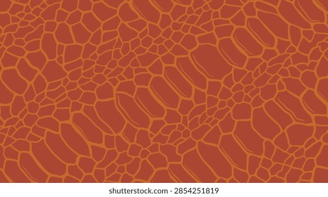 Close-up of giraffe skin pattern featuring irregular patches in warm hues, perfect for nature-inspired projects and creative backgrounds.