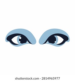Close-up of human eyes showcasing emotion and focus, emphasizing eye detail and expression in a captivating portrait shot.
