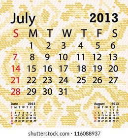 closeup illustration of a patterned albino snake skin background for july 2013 calendar.