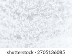 Close-up of intricate frost patterns. Frost crystals form delicate, icy designs. Frost creates a beautiful, natural texture. Frost highlights winter