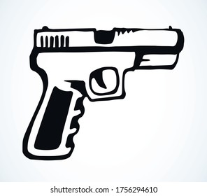 Altes kleines Gewehr. Vektorgrafik