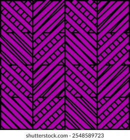 A close-up of the linear texture. The intricate weave pattern creates a sense of depth and texture. Colorful graphic composition.