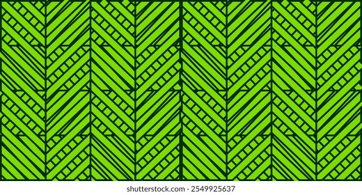 A close-up of the linear texture. The intricate weave pattern creates a sense of depth and texture. Colorful graphic composition.