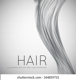 Hair extensions outlet vector