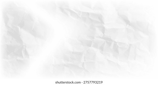 Close-up macro of crumpled white paper texture,Macro Shot Showcases The Texture Of Crumpled White Paper Highlighting Light