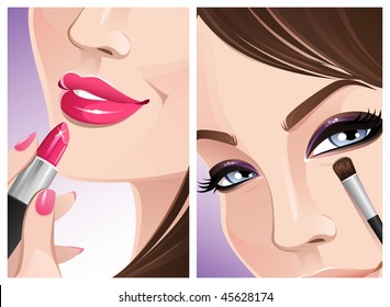 Close-up makeup