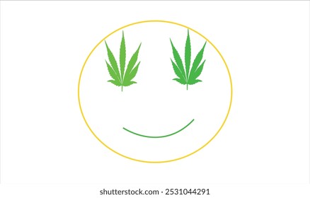 Primer plano del patrón natural en la hoja de cannabis