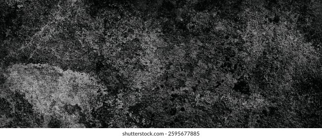 A Close-Up of a Naturally Worn and Darkened Concrete Surface with a Grunge Aesthetic
