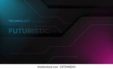 Closeup neon blue and pink futuristic background design ideal for tech presentations, digital marketing campaigns, and modern website themes.