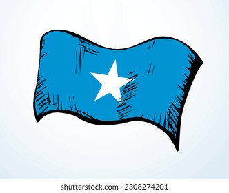 Closeup old retro color vintage arab land city liberty glory day war unity silk textile wave wind shape view white sky text space. Hand drawn sketch line web art unit elect logo ensign label frame set