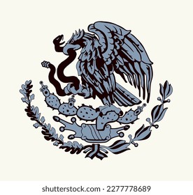 Closeup old retro historic heraldic vintage color holiday pride labor glory land city day war unity shape view text space Hand drawn print line cartoon web art heraldry cactus sport unit seal backdrop