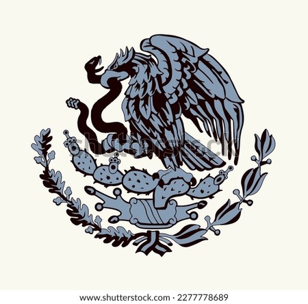 Closeup old retro historic heraldic vintage color holiday pride labor glory land city day war unity shape view text space Hand drawn print line cartoon web art heraldry cactus sport unit seal backdrop