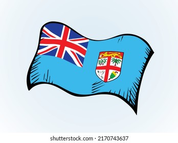 Closeup old retro ocean color vintage jack land city pride day war unity silk wave wind shap view white sky text space. Hand drawn cartoon line web art elect liberty peace sport unit logo label design