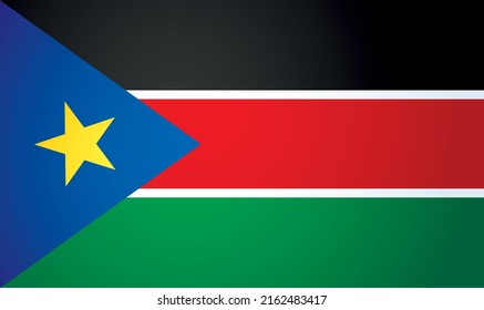 Bandera de Sudán. Icono de dibujo del vector