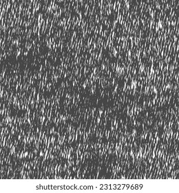 Close-up, old wool fabric from the countryside. Rugged texture background. Graphics in black and white. Vector seamless.