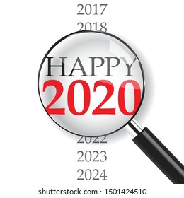 Close-up on 2020 new year day. New Year is coming, wish you all the best as always in this coming new year.