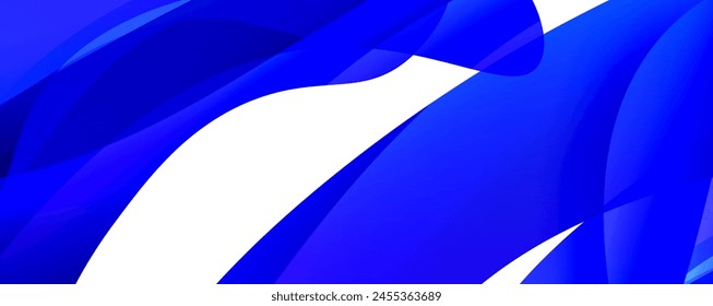 A closeup of a patterned background featuring tints and shades of blue and white, including azure, electric blue, and carmine. The font is a mix of magenta and blue in a hood design