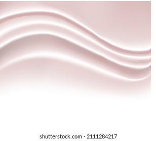 Closeup pink shiny glow curvy curl whirl blur ripple water wind cooked tasty spread eat food stripe line shape text space. Twirl blend natural ice twist spiral tasty milky cooking mix effect art card