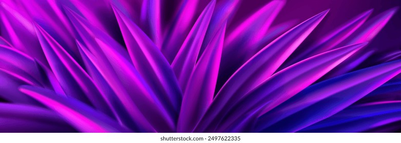 Close-up of purple leaves with a soft, blurred background that transitions from dark to light, creating a sense of depth and focus on the vibrant foliage.