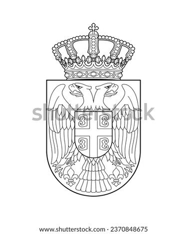 Closeup retro red gold color euro pride liberty glory land city war day unity shape view white text space. Print line drawn web art eu peace bird world labor  travel unit heraldic label seal frame set