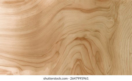 Close-up of a rich wood texture. Natural patterns and grain. Wooden background. Smooth wood texture. 