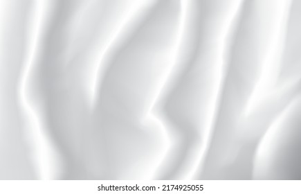 Closeup sea aqua glow pure light silver color curvy ripply curl swirl wave wind shape eat food creme view text space. Empty web concept blank dairy milk drink ice shiny blur art flag move design card