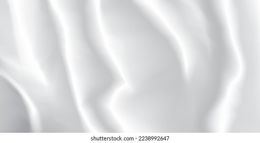 Closeup sea aqua glow pure light silver color curvy ripply curl swirl wave wind shape eat food creme view text space. Empty web concept blank dairy milk drink ice shiny blur art flag move design card