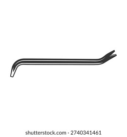 Closeup of a single Allen wrench tool