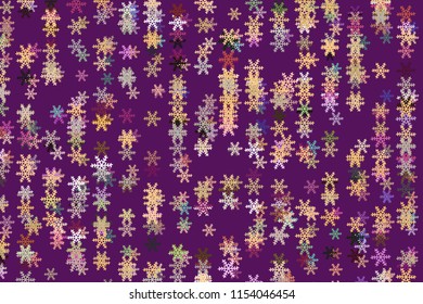 Close-up of snow illustrations background abstract, hand drawn texture. Vector artwork.