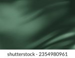 Close-up texture of dark green silk. Hunter green fabric smooth texture surface background. Smooth elegant green silk. Texture, background, pattern, template. 3D vector illustration.