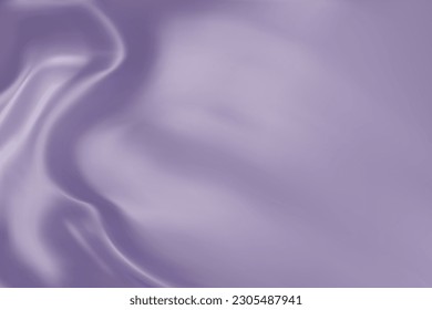 Close-up texture of light purple silk. Light purple fabric smooth texture surface background. Smooth elegant violet silk in Sepia toned. Texture, background, pattern, template. 3D vector illustration.