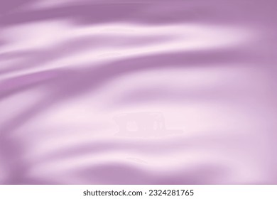 Textura de cierre de la seda púrpura clara. Fondo de la superficie de textura lisa y púrpura. Seda violeta suave y elegante en Sepia tonificada. Textura, fondo, patrón, plantilla. Ilustración vectorial 3D.