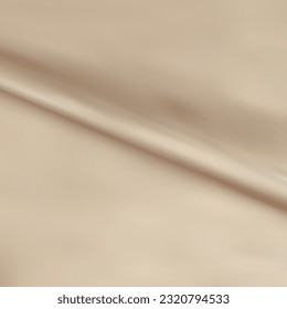 Textura de primer plano de tela o tela beige natural de color marrón. Textura de tela de algodón natural o materia textil de lino. Fondo de tela beige.