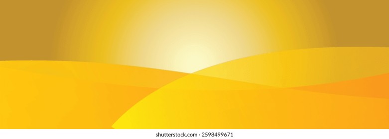 Close-up texture of natural gold silk. Light Golden fabric smooth texture surface background. Smooth elegant gold silk in Sepia toned. Texture, background, pattern, template. 3D vector illustration