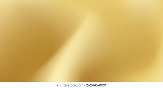 Textura de primer plano de seda de oro natural. Fondo de superficie de textura lisa de tela dorada ligera. Elegante seda dorada lisa en sepia tonificado moderno abstracto