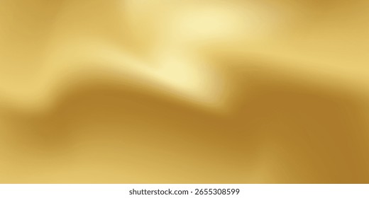 Textura de primer plano de seda de oro natural. Fondo de superficie de textura lisa de tela dorada ligera. Suave seda dorada elegante en tonos sepia. Textura, fondo, patrón, artes modernas