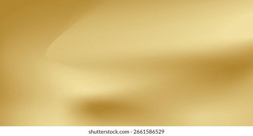 Textura de primer plano de seda de oro natural. Fondo de superficie de textura lisa de tela dorada ligera. Suave seda dorada elegante en tonos sepia. Textura, fondo.