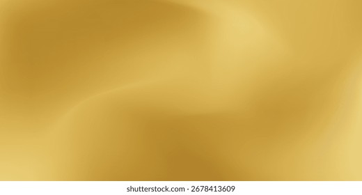 Nahaufnahmen aus natürlicher Goldseide. Helles goldenes Gewebe, glatte Textur, Oberflächenhintergrund. Glatte elegante goldene Seide in Sepia getönt. Textur, Hintergrund, Muster, Vorlage. 