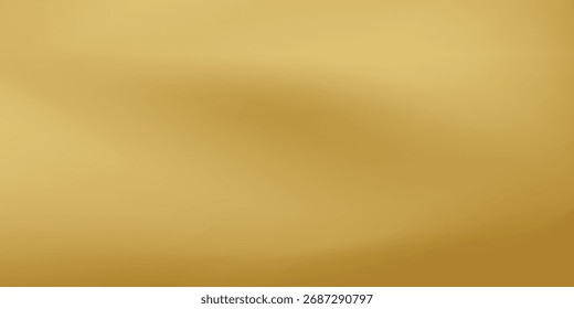 Close-up texture of natural gold silk. Light Golden fabric smooth texture surface background. Smooth elegant gold silk in Sepia toned. vector eps10