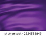 Close-up texture of purple silk. Light magenta fabric smooth texture surface background. Smooth elegant violet silk in Sepia toned. Texture, background, pattern, template. 3D vector illustration.