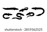 Close-up of traditional calligraphy showcasing elegant brush strokes and artistic handwriting in an ancient script style.
