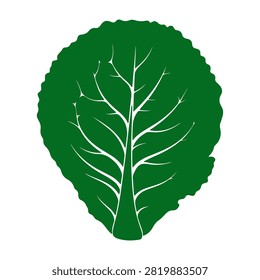 A close-up of a vibrant green leaf showcasing intricate white veins and textured surface, emphasizing natural beauty and plant structure.
