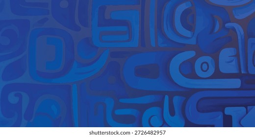 Eine Nahaufnahme eines abstrakten blauen digitalen Leiterplattenmusters mit komplizierten Linien und Formen, die ein Gefühl von Technologie und Konnektivität hervorrufen. Das Design ist modern und dynamisch, geeignet für verschiedene Themen rund um die Technik.