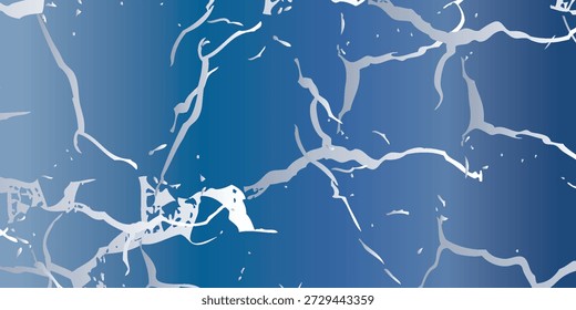 A close-up view of a blue marble surface with intricate white veining, creating a dynamic and elegant pattern.